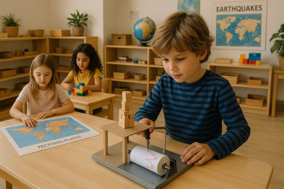 Introducing Natural Science with Earthquake Studies