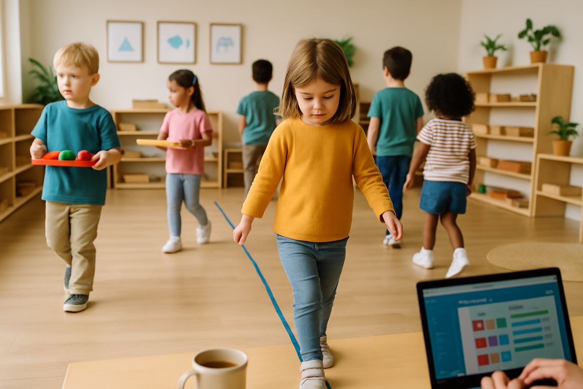 The Role of Movement in Early Learning According to Montessori